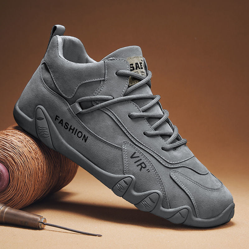 Damen Sportliche Sneaker mit profiliertem Sohlenprofil Drune