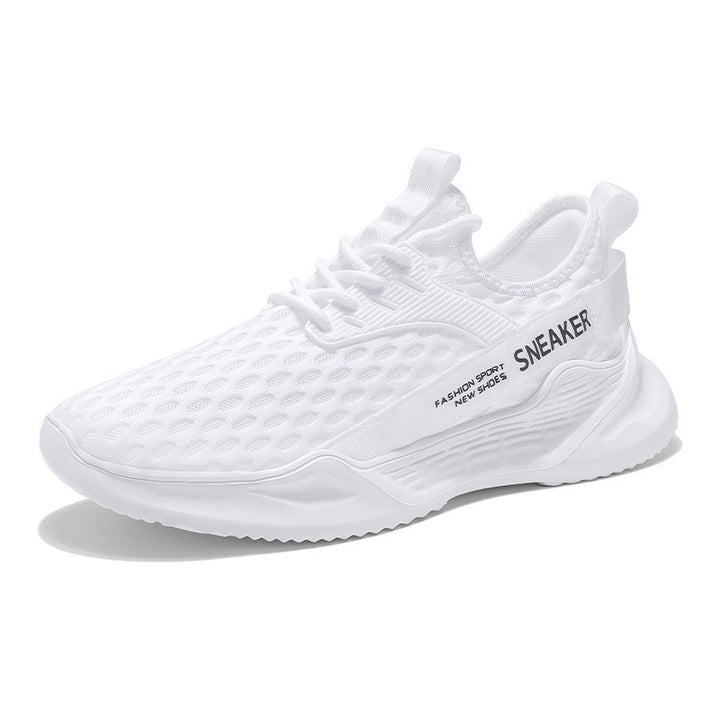 Unisex nan atmungsaktiver Stricksportschuh mit wabenstruktur, sockenähnlichem Schaft und gedämpfter Leichtschaum-Zwischensohle Drune