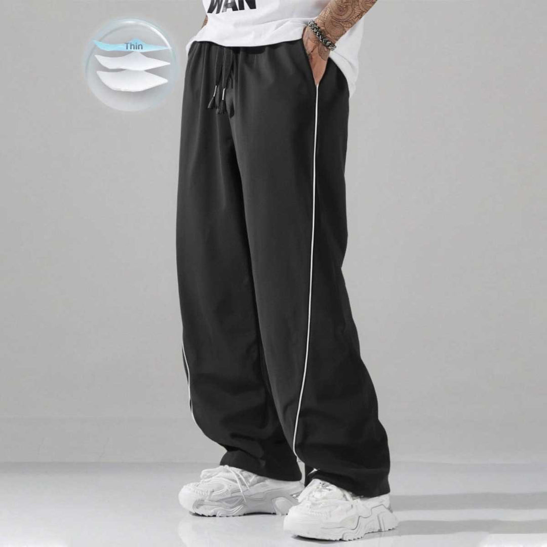 Herren Sportliche Freizeithose mit verstellbarem Bund und seitlichen Taschen Drune