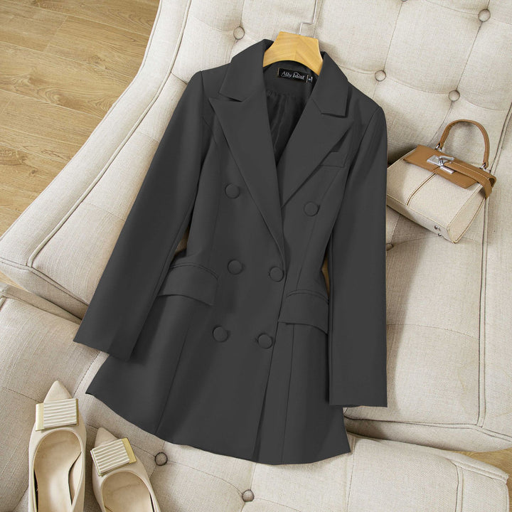 Damen Elegante und stilvolle Doppelreiher Blazer Drune