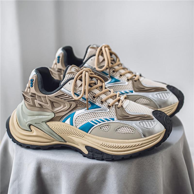 Herren Voluminöse Laufsneaker mit dicker Profilsohle und atmungsaktivem Mesh-Obermaterial Drune