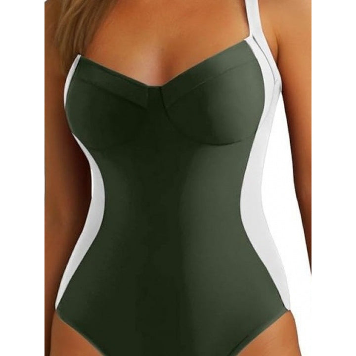 Damen Einteiliger Badeanzug mit modischem Schnitt und femininer Silhouette Drune
