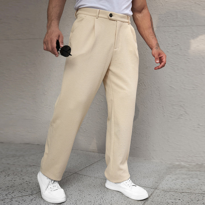 Herren Modische Freizeit-Hose mit weitem Schnitt Drune
