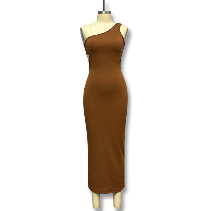 Damen figurbetontes Maxikleid Drune