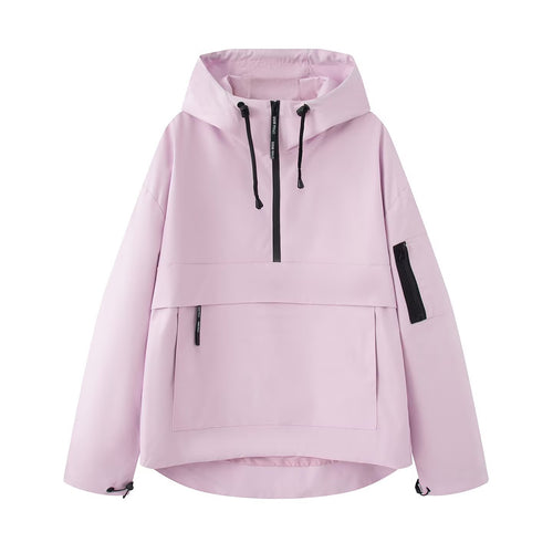 Damen Funktionsjacke mit Anthrazitfarbenen Details und praktischen Taschen Drune
