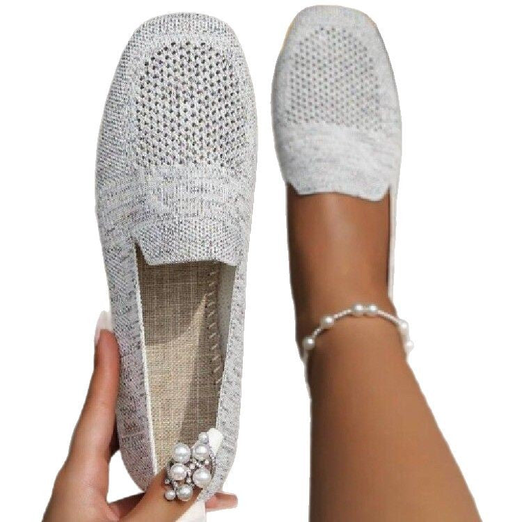 Damen Perforierte Slip-On Loafers Drune