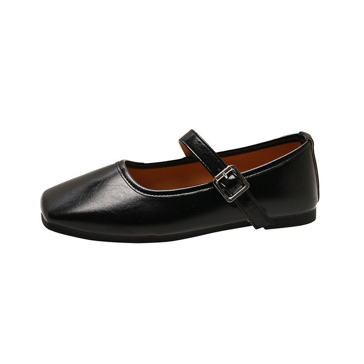 Damen Ballerinas mit verstellbarem Schnallenriemen und elegantem Design Drune