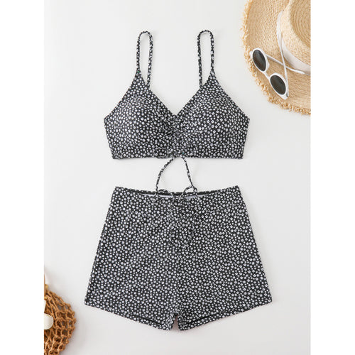 Damen Bikini-Set mit floralem Design und schickem Schnitt Drune