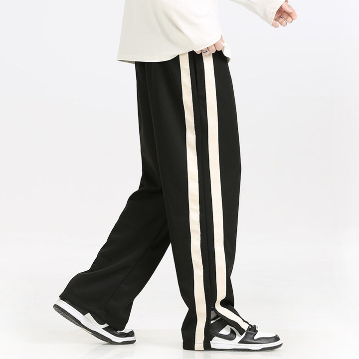 Herren Sportliche Freizeithose mit Streifen Drune