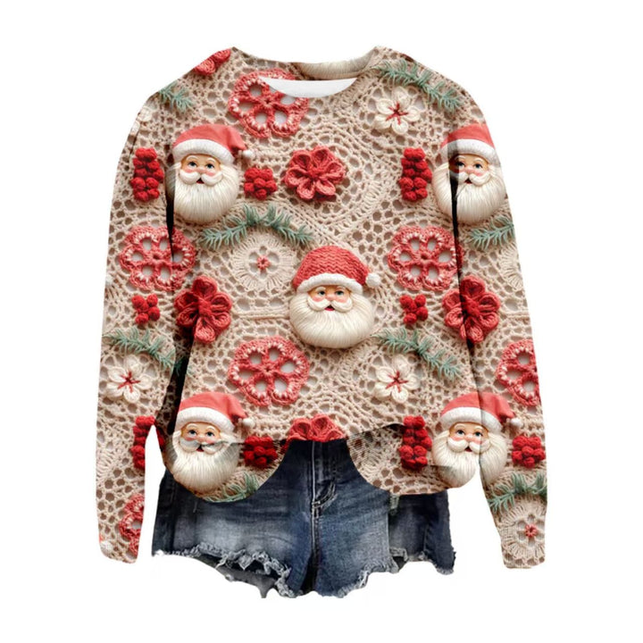 Damen Verspielter Weihnachts-Pullover Drune