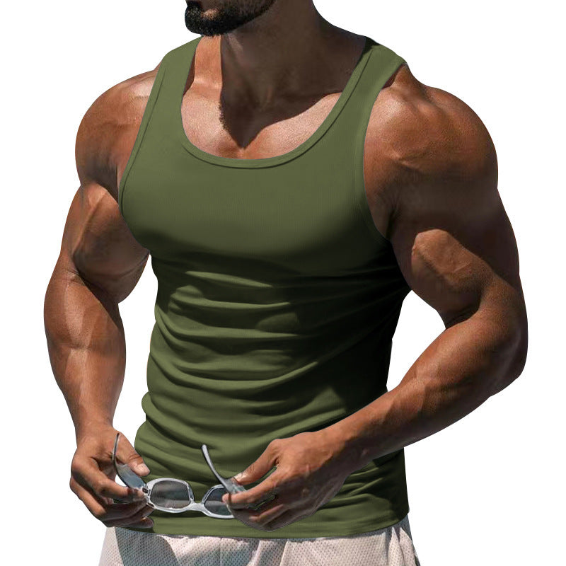 Herren Atmungsaktives Sport-Tanktop mit körperbetontem Schnitt Drune