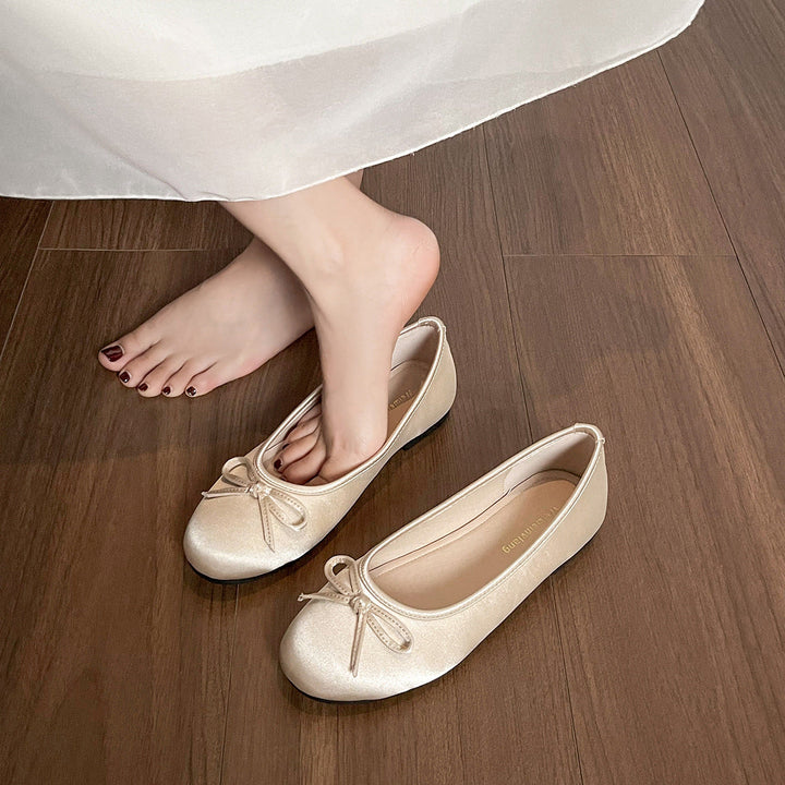 Damen Ballerinas mit schickem Schleifenakzent und komfortablem Fußbett Drune