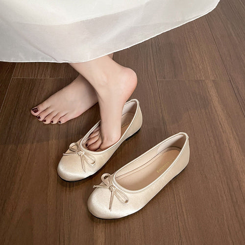 Damen Ballerinas mit schickem Schleifenakzent und komfortablem Fußbett Drune