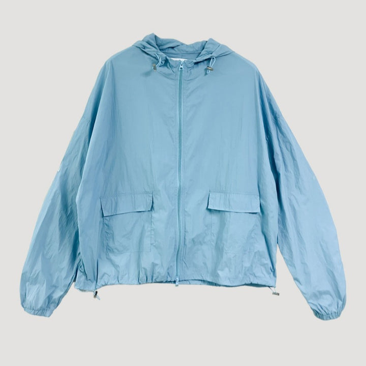 Damen lässige Windbreaker-Jacke mit praktischen Taschen Drune