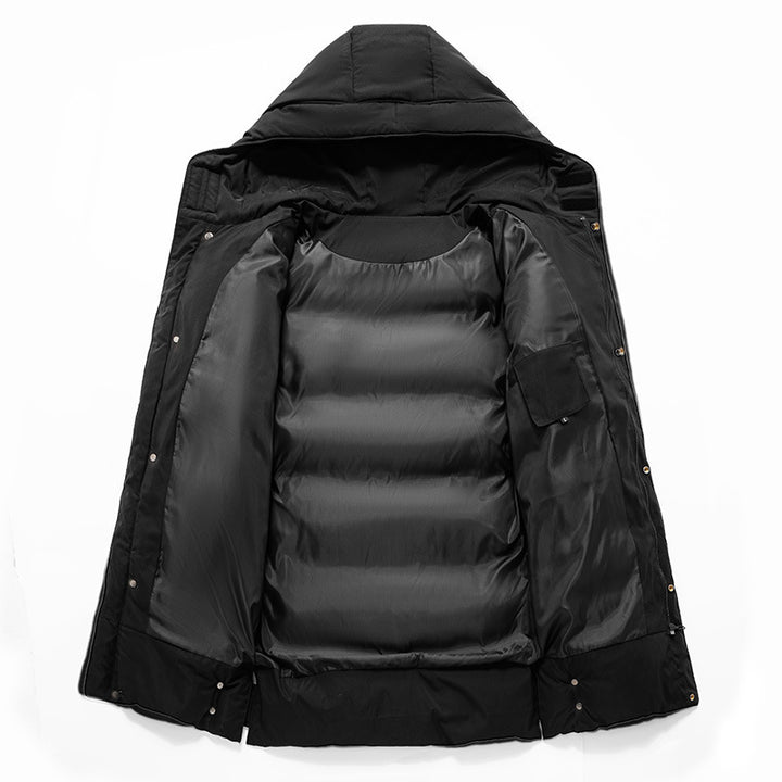 Damen Winter Outdoor-Pufferjacke mit Kapuze Drune