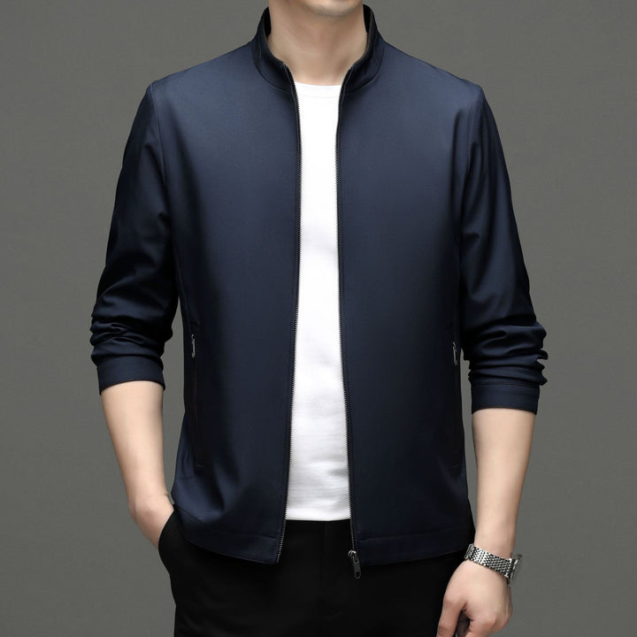 Herren Funktionsjacke mit modernem Stehkragen und seitlichen Eingrifftaschen Drune