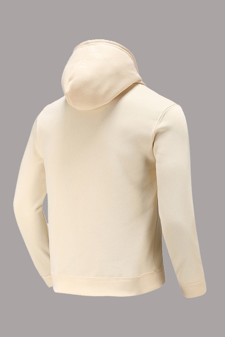 Damen Hoodie mit modernem Schriftzug und praktischer Kängurutasche Drune