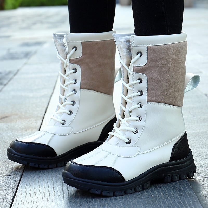 Damen Winterfestige Stiefel mit isolierendem Innenfutter und rutschfester Sohle Drune