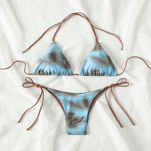 Damen Triangel-Bikini mit verstellbaren Trägern Drune