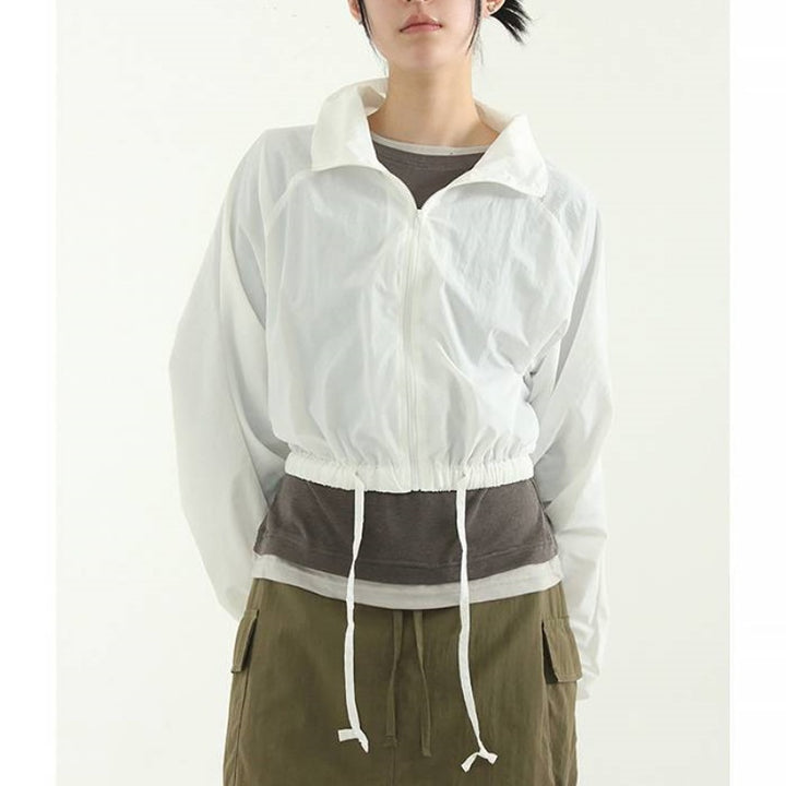 Damen leichte und atmungsaktive Windjacke Drune