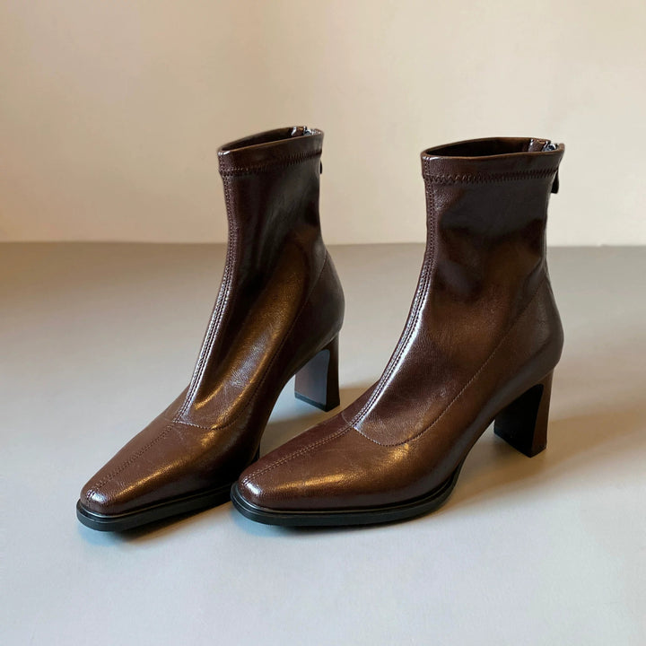 Damen Modische Kurzschaft-Stiefeletten Drune