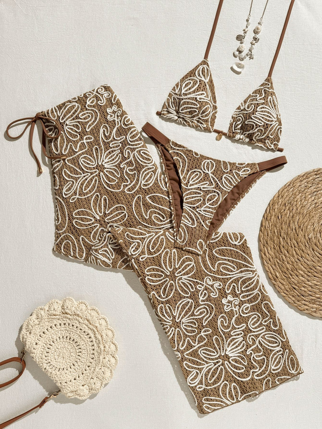 Damen Bikini-Set mit lässigem Overlayer Drune