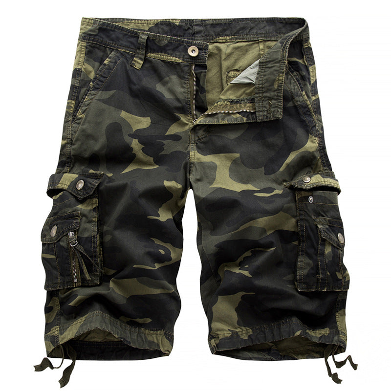 Herren Cargo-Shorts mit Mehrfachtaschen-Nutzungsdesign Drune
