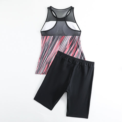 Damen sportliches Tankini-Set mit atmungsaktivem Racerback Drune