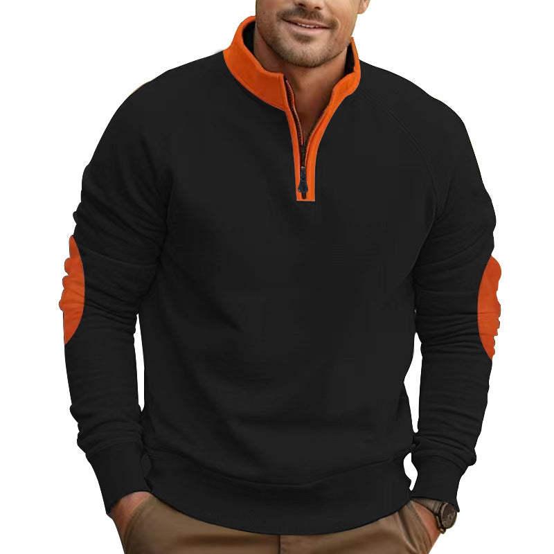 Herren Sportpullover mit Stehkragen Drune