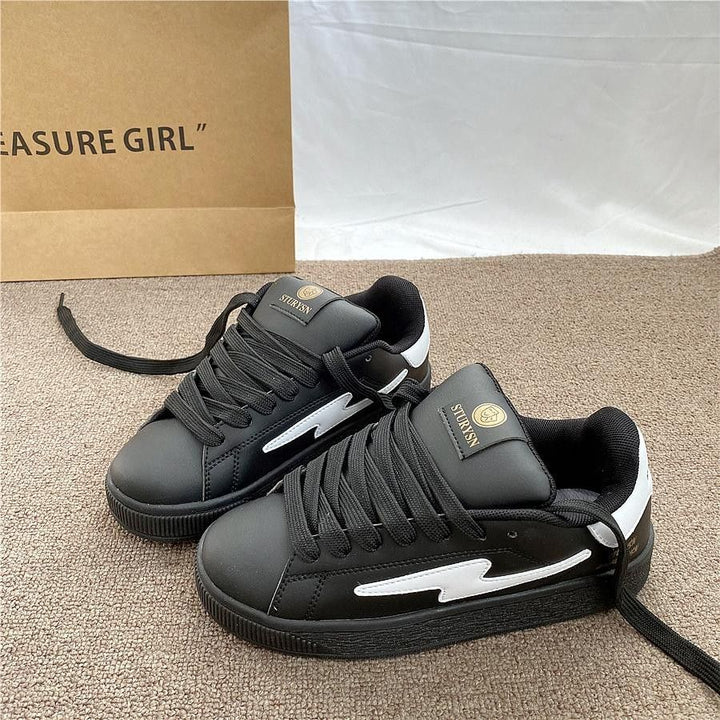 Damen Sneakers mit hochwertiger Lederoberfläche und strapazierfähiger Sohle Drune
