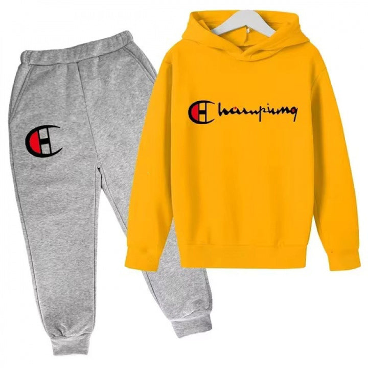 Unisex nan Kapuzenpullover mit Jogginghose Freizeitset Drune