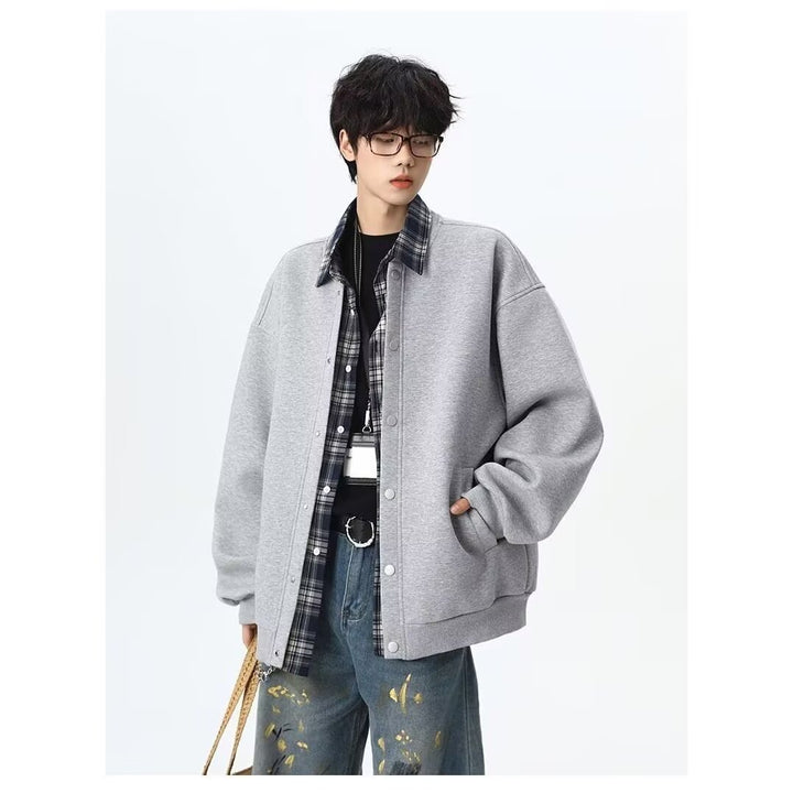 Herren Urbanes Oversized Sweatshirt Drune