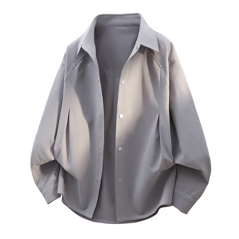 Herren Lässige Overshirtjacke Drune