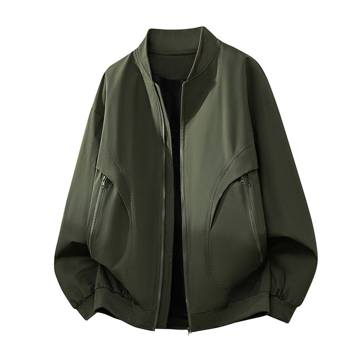 Damen Modische Bomberjacke mit Wassertropfen-Dichttechnologie Drune