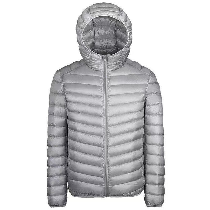 Herren nan ultraleichte Packbare Microsteppjacke mit Stehkragen, wattierter Isolierung und windabweisender Hülle Drune