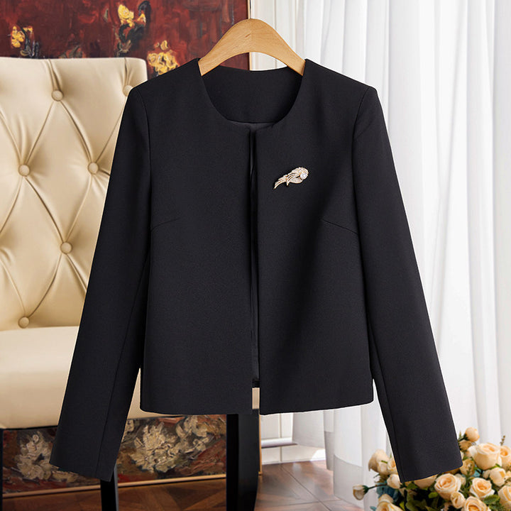 Damen Elegante Blazerjacke mit schickem Verschluss Drune