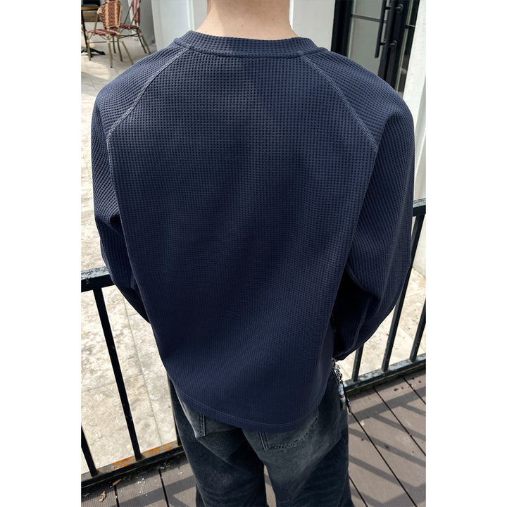Herren Modischer Sweatshirt mit strukturiertem Design Drune