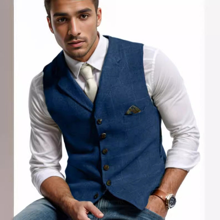 Herren elegante Weste im modernen Stil Drune
