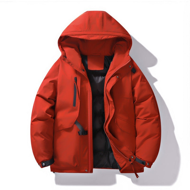 Herren Isolierte Parka-Jacke mit Kapuze Drune
