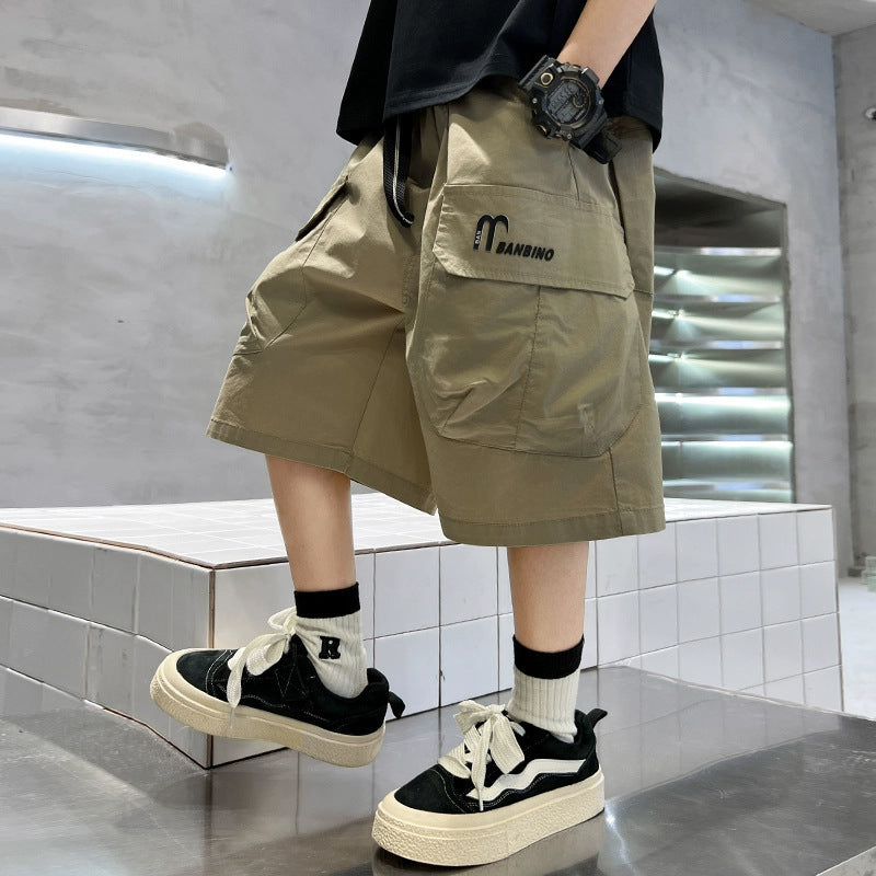 Unisex lässige Cargo-Shorts mit großen Taschen Drune