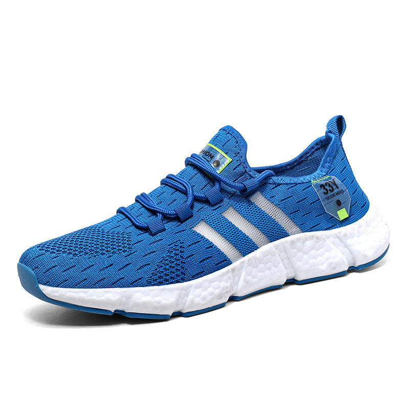 Herren Atmungsaktive Strick-Sneaker mit dämpfender Schaumsohle und Stretch-Fersenlasche Drune