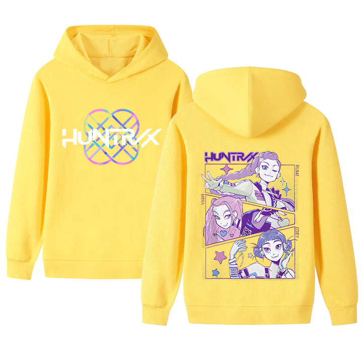 Damen Kapuzensweater mit einzigartigem Anime-Design und gemütlicher Passform Drune