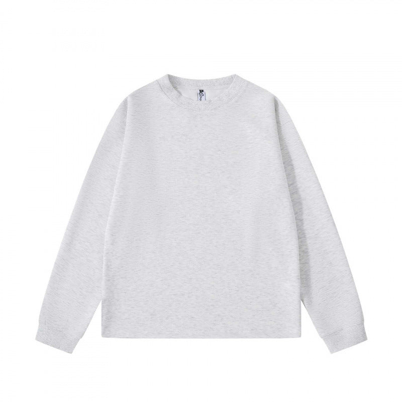 Unisex Oversize-Langarm-Sweatshirt mit Rundhalsausschnitt, French‑Terry-Qualität und gerippten Bündchen Drune