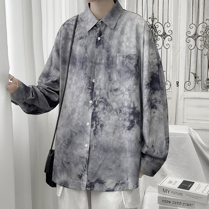 Damen Modisches Oversized Hemd mit Wollstruktur Drune