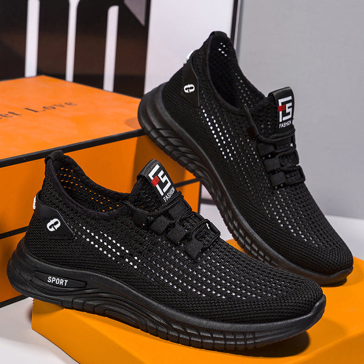 Herren Atmungsaktive Mesh-Laufschuhe mit flexiblem Design Drune