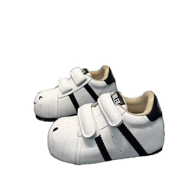 Damen Bequeme Kindersneaker mit niedlichem Tiermotiv und praktischem Klettverschluss Drune