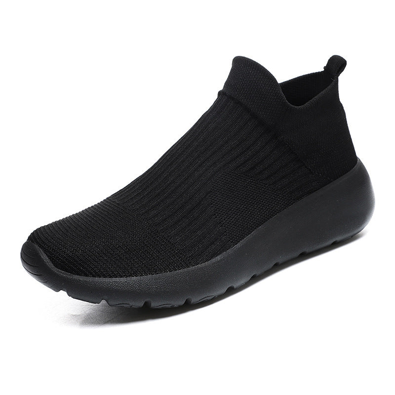 Unisex Elastischer Strick-Slipper mit nahtlosem Schaft und ergonomischer Leichtsohle Drune