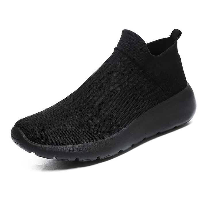 Unisex Elastischer Strick-Slipper mit nahtlosem Schaft und ergonomischer Leichtsohle Drune