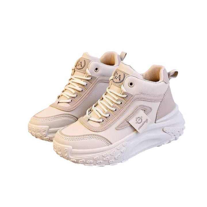 Damen Sportliche High-Top Sneakers mit dämpfender Sohle und robuster Profilierung Drune