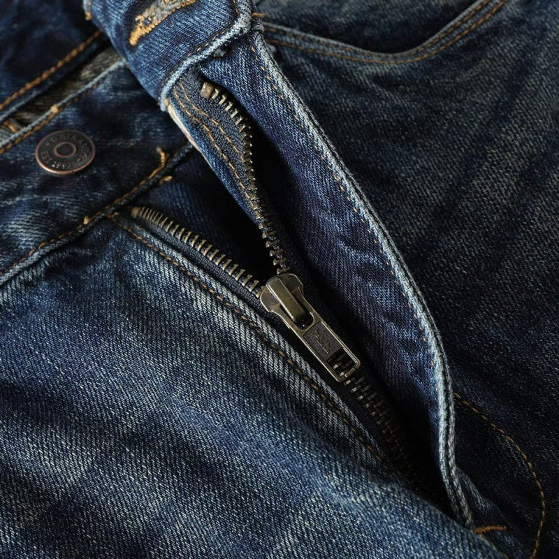 Herren Modische Destroyed Jeans Drune